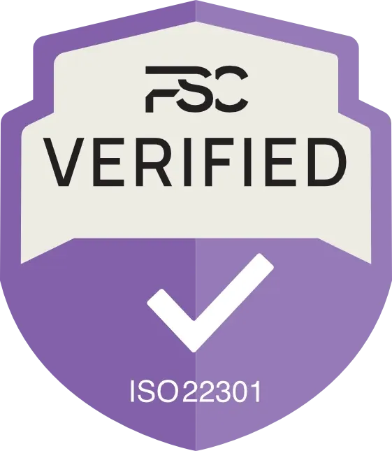 FSC Verified ISO 22301 Business Continuity badge